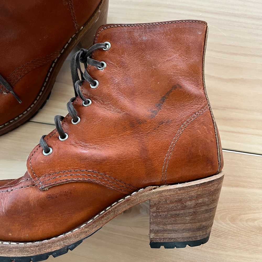 Women’s Red Wing Leather Lace-Up Ankle Boots - Brown - Picture 5 of 9